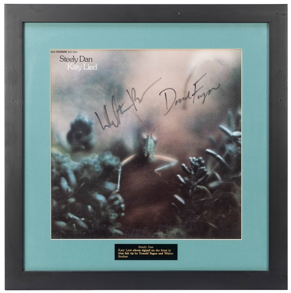  Steely Dan Katy Lied Album Display. Signed by Donald Fagan ...