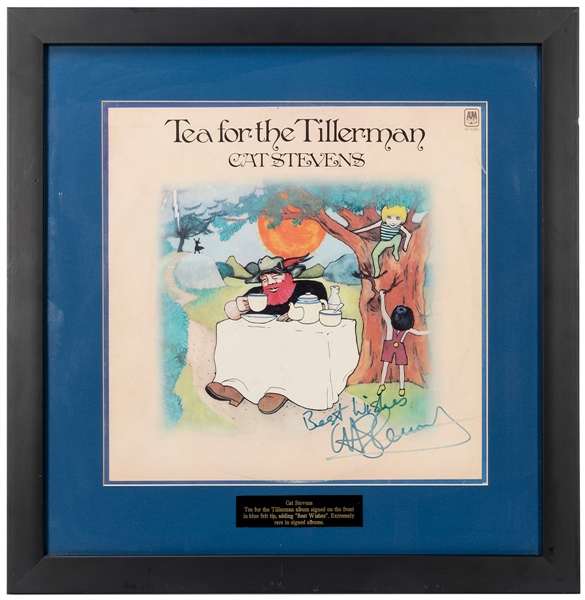  Cat Stevens Tea for the Tillerman Album Display. Classic 19...