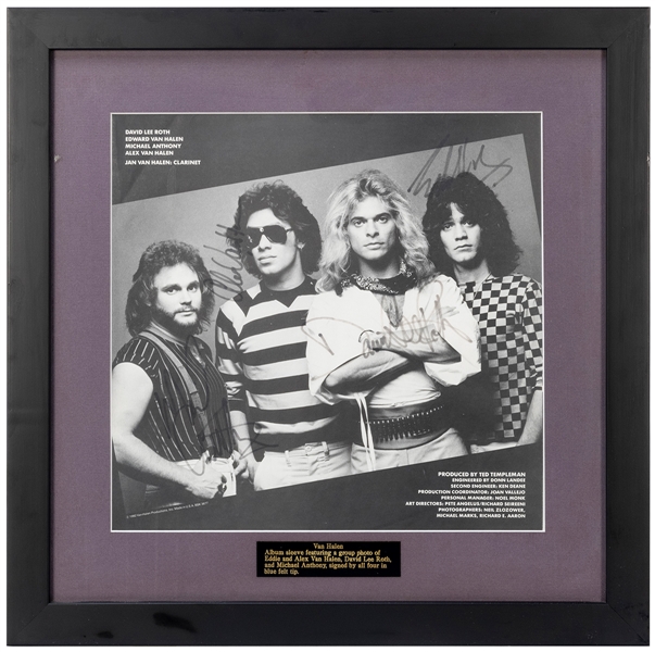  Van Halen Album Sleeve. From Van Halen’s 1982 album Diver D...