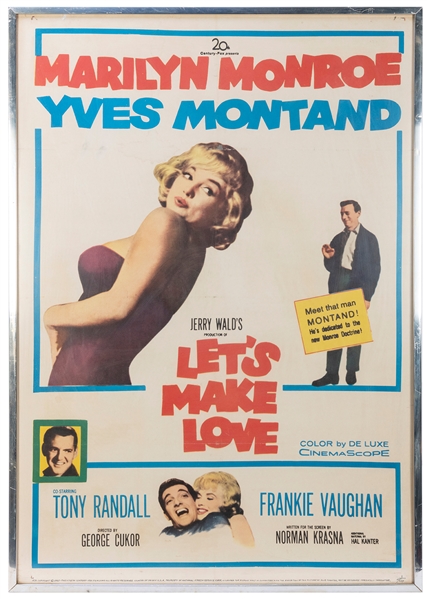  Let’s Make Love. 20th Century Fox, 1960. One-sheet (approx....