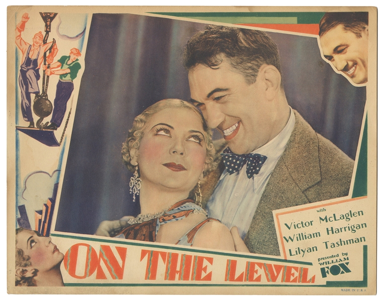  On the Level. Fox, 1930. Lobby card (11 x 14”). Starring Vi...