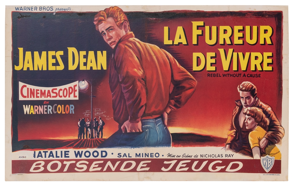 Rebel Without a Cause. Warner Bros., 1955. Belgian release ...