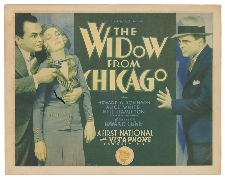  The Widow from Chicago. First National, 1930. Title lobby c...