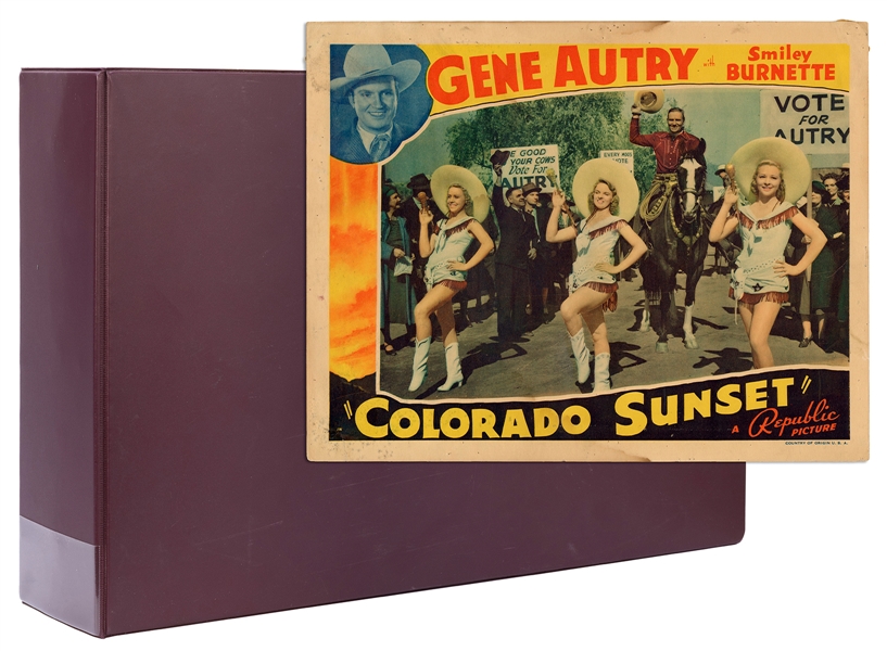  [WESTERNS] Collection of Western Movie Lobby Cards. America...