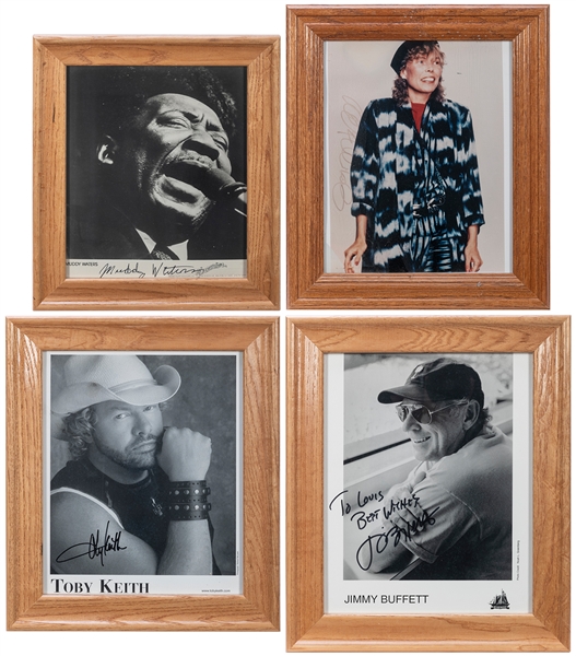  Lot of Signed Celebrity Photographs. Being a collection of ...