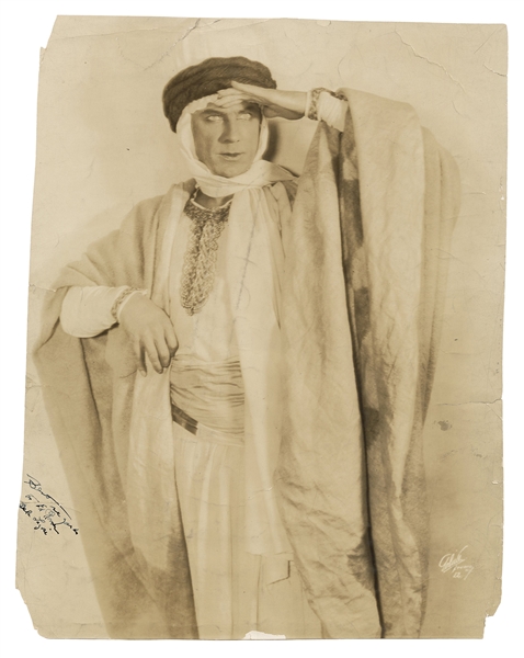  LUGOSI, Bela (1882-1976). Lobby Photo of Bela Lugosi. Sepia...