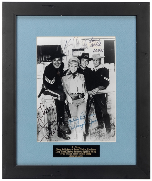  The F-Troop Signed Photograph. Black and white publicity st...