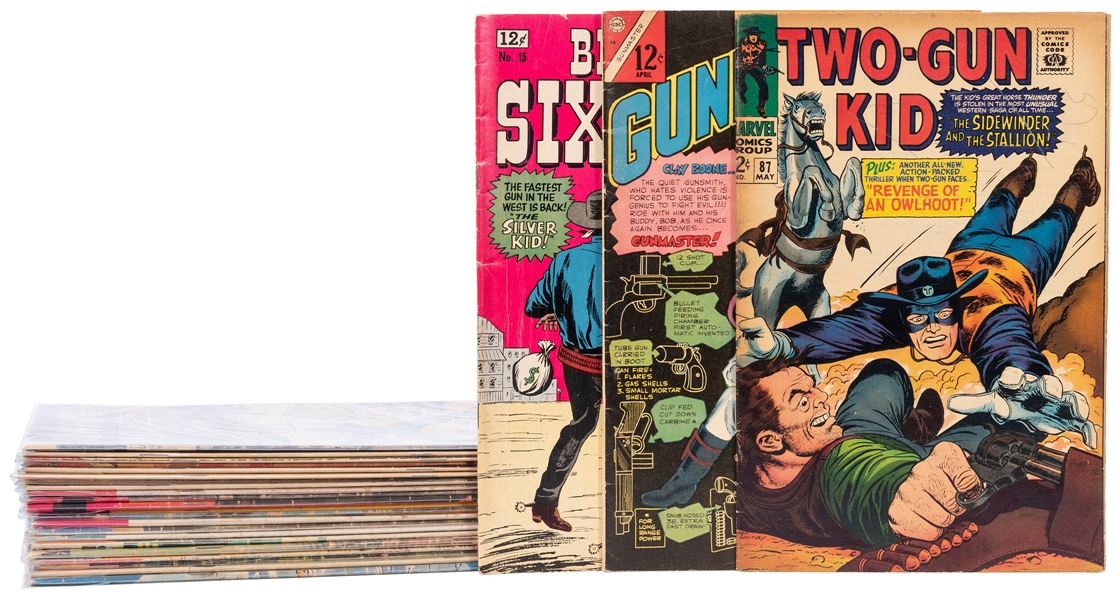  [WESTERN COMICS]. A group of 26 issues. Includes numerous D...