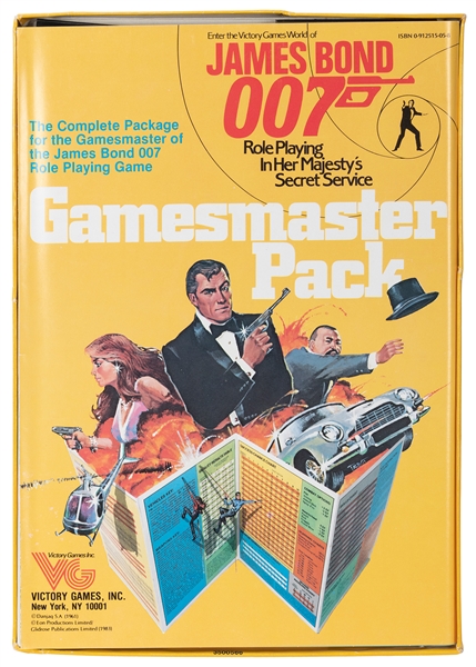  [BOND, James]. Role Playing in Majesty’s Secret Service Gam...