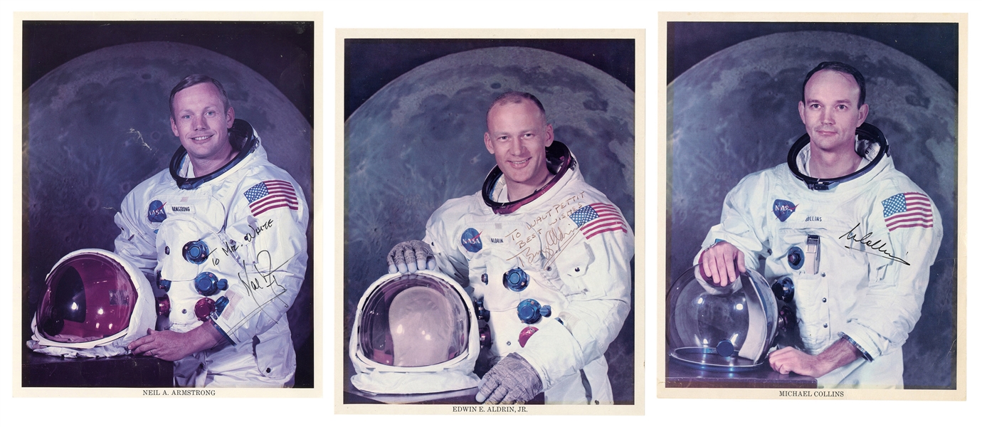  Apollo 11 Signed Photographs. Official NASA photographs of ...