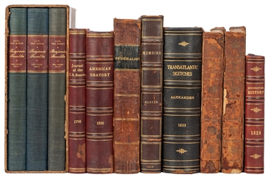  [AMERICANA]. A group of 11 volumes, including: Journal of t...