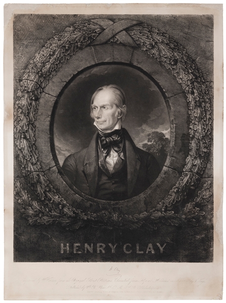  [CLAY, Henry (1777–1852)]. –– NEAGLE, John, artist (America...