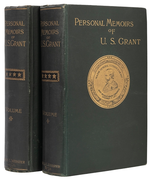  GRANT, Ulysses S. (1822–1885). Personal Memoirs of U. S. Gr...