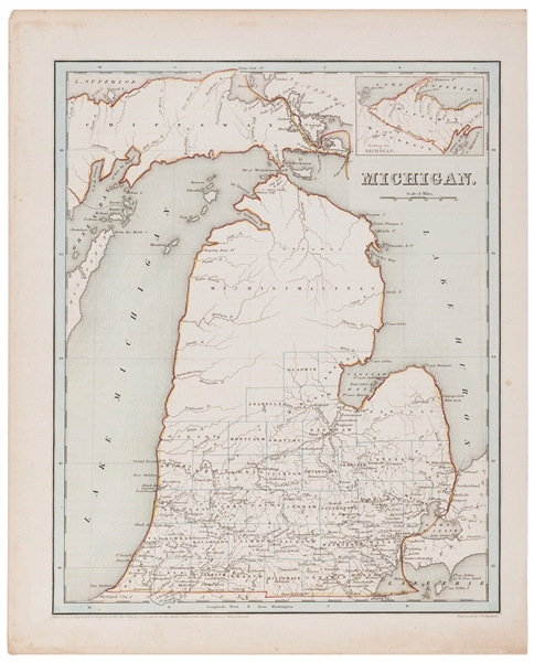  [GREAT LAKES REGION]. BRADFORD, Thomas Gamaliel (1802–1887)...