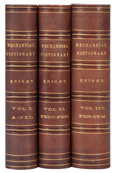  KNIGHT, Edward H. (1824–1883). American Mechanical Dictiona...