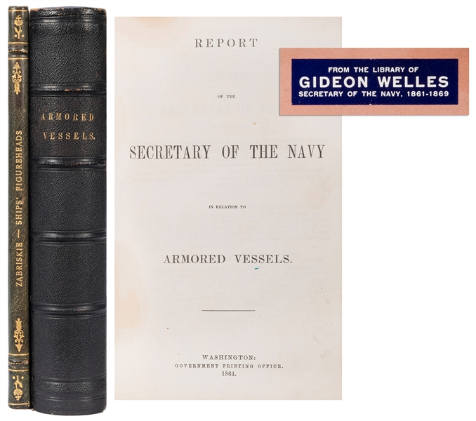  [NAVAL]. WELLES, Gideon (1802–1878, his copy). Report of th...