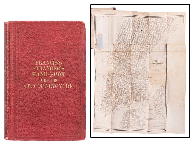 [NEW YORK CITY]. Francis’s New Guide to the cities of New–Y...