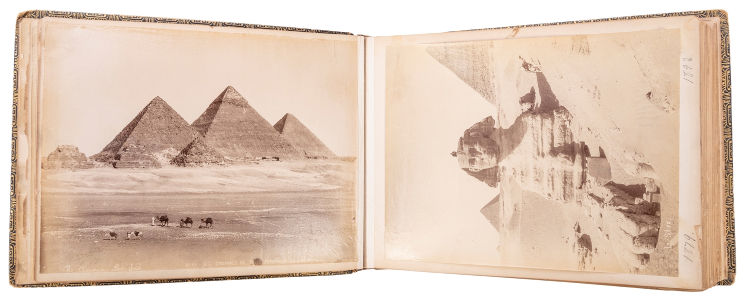  [EGYPT]. Early album of photographs of Egypt. Late 19th cen...