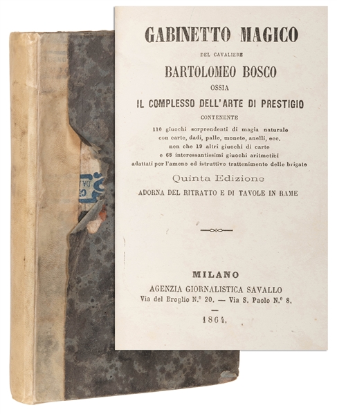  BOSCO, Giovanni Bartolomeo (Italian, 1793-1863). Gabinetto ...