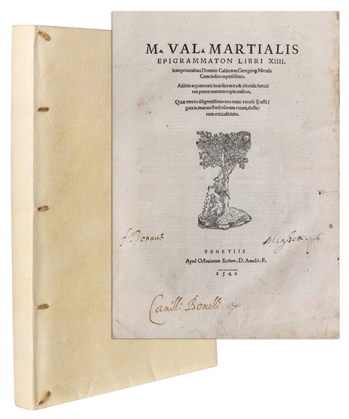  MARTIALIS, Marcus Valerius (Roman, ca. 38-ca.104 CE). Epigr...