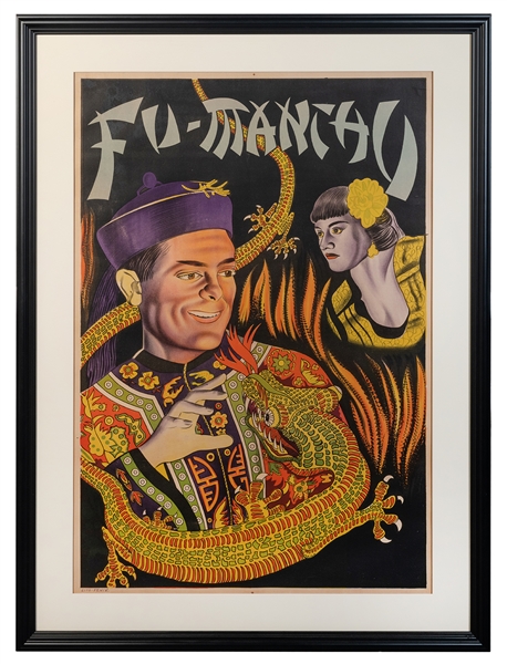  FU-MANCHU (David Bamberg). Fu-Manchu ‘Dragon’ Poster. [Arge...