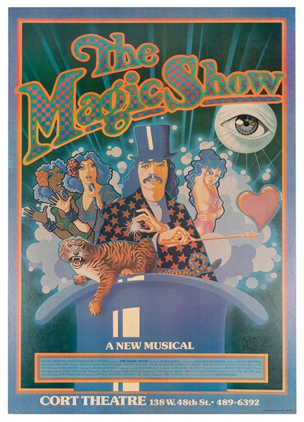  HENNING, Doug. The Magic Show. [New York], 1974. One-sheet ...