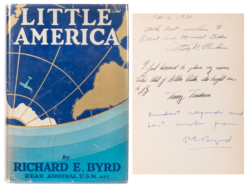  BYRD, Richard Evelyn (1888–1957). Little America: Aerial Ex...