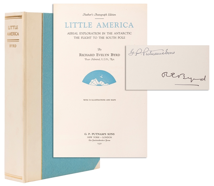  BYRD, Richard Evelyn (1888–1957). Little America: Aerial Ex...