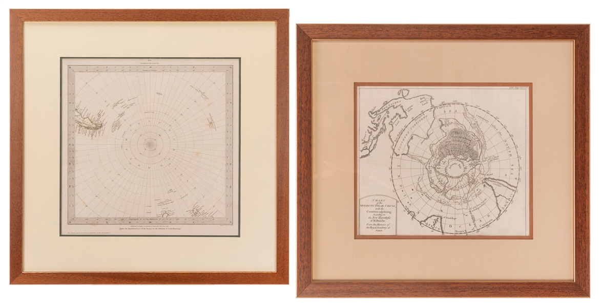  [POLAR]. A group of maps and charts, consisting of: Chart o...