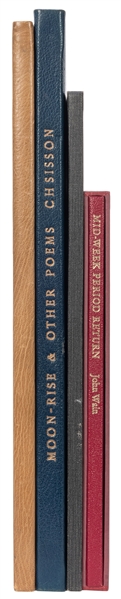  [FINE PRESS]. A group of 4 limited edition poetical works, ...