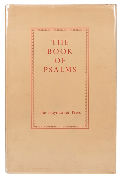  [HAYMARKET PRESS]. The Book of Psalms… Queen Mary’s Psalter...