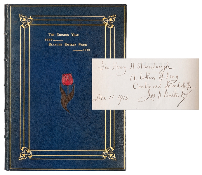  [BOOKLOVER’S SHOP BINDING]. FORD, Blanche Butler (1867–1913...