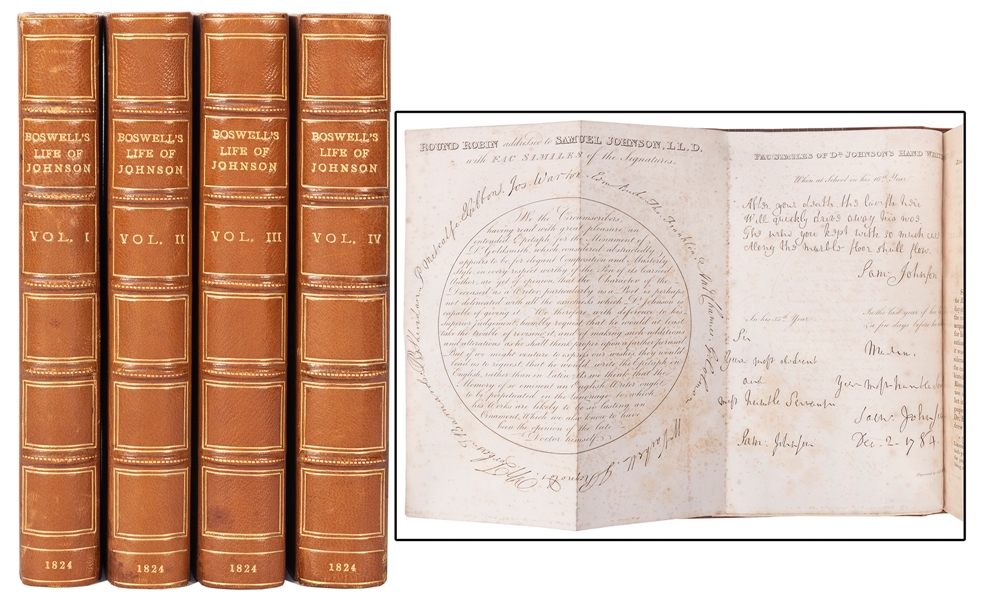  BOSWELL, James (1740–1795). The Life of Samuel Johnson… Lon...