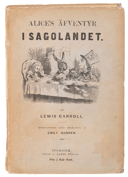  DODGSON, Charles Lutwidge (“Lewis Carroll”) (1832–1898). Al...