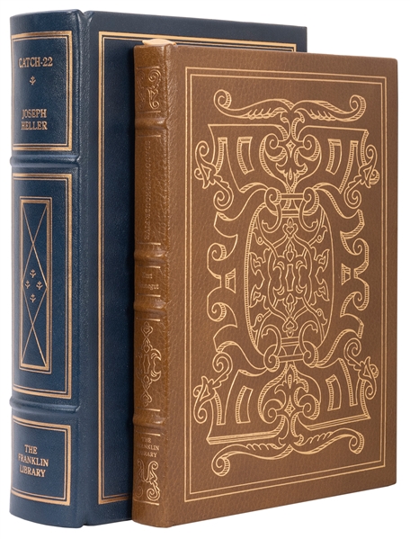  [FRANKLIN LIBRARY]. A pair of signed titles, including: VON...