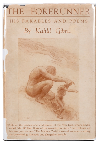  GIBRAN, Kahlil (1883–1931). The Forerunner: His Parables an...