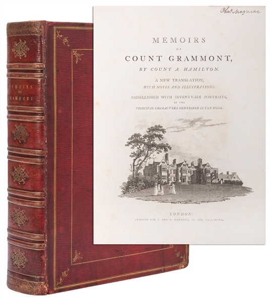  HAMILTON, Anthony (1645–1719). Memoirs of Count Grammont. L...