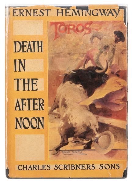  HEMINGWAY, Ernest (1899–1961). Death in the Afternoon. New ...