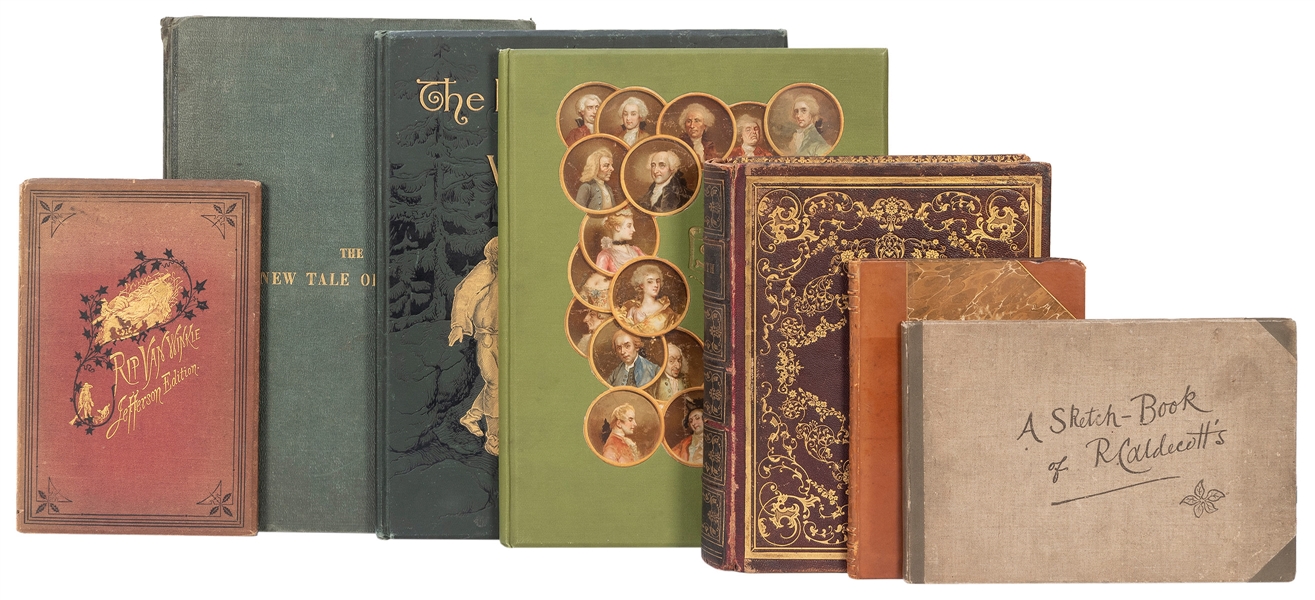  [ILLUSTRATED]. A group of 7 titles with 19th century illust...