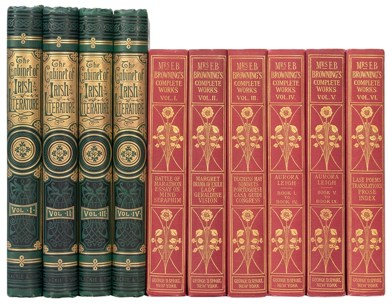  [LITERATURE]. A group of 2 works in 10 volumes, including: ...