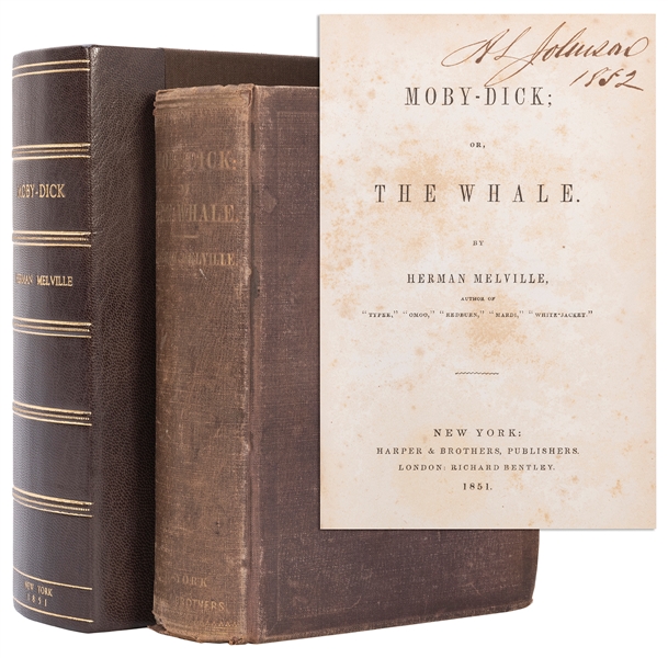  MELVILLE, Herman (1819–1891). Moby–Dick; or, The Whale. New...