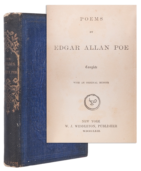  POE, Edgar Allan (1809–1849). Poems… with an original memoi...