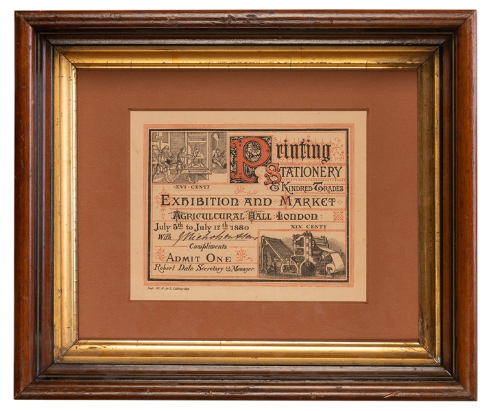  [PRINTERS’ EXHIBITION]. Printing Stationery & Kindred Trade...