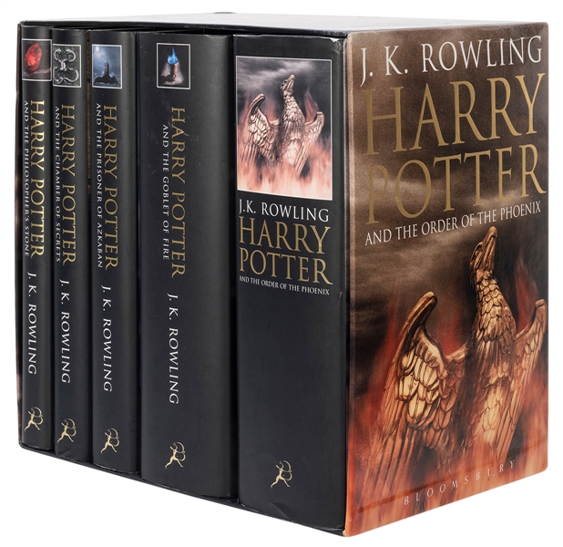  ROWLING, J. K. Harry Potter English Adult Edition Box Set. ...