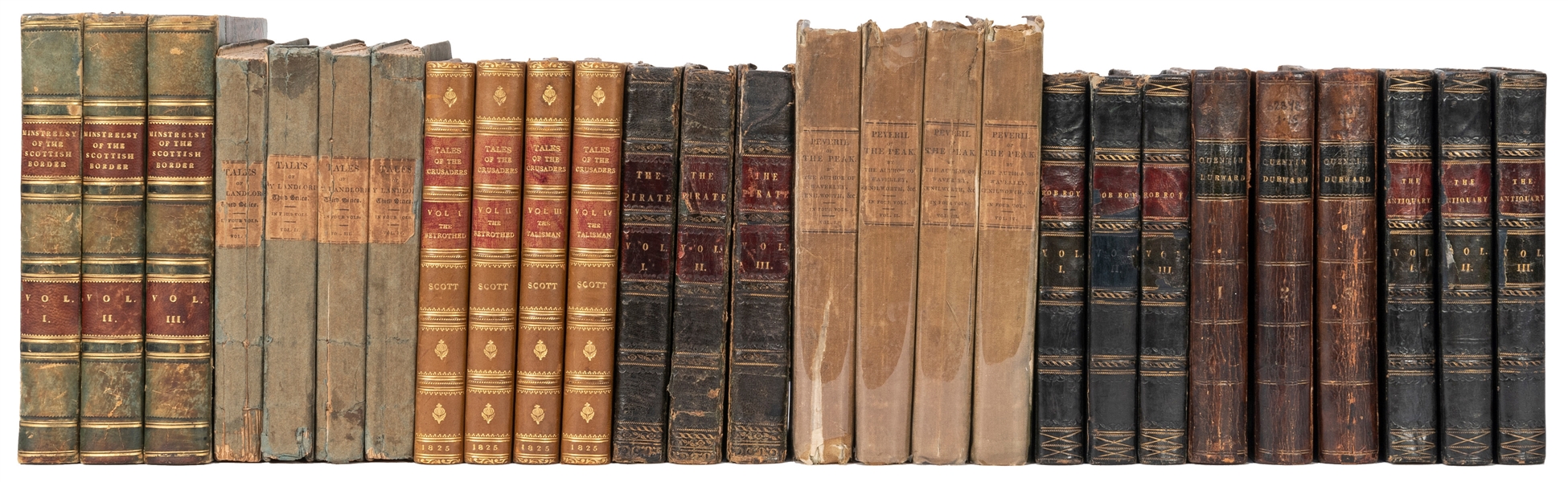  SCOTT, Walter, Sir (1771–1832). A group of 8 FIRST EDITION ...