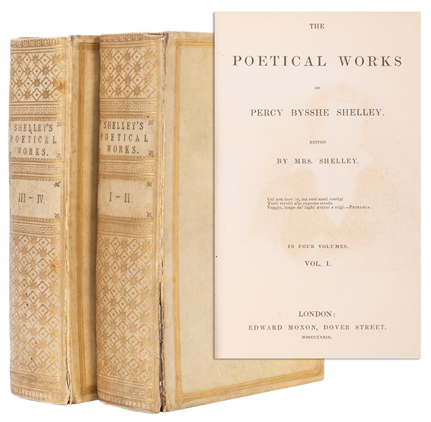  SHELLEY, Percy Bysshe (1792–1822). The Poetical Works of… E...