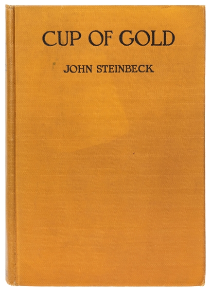  STEINBECK, John (1902-1968). Cup of Gold. New York: Robert ...