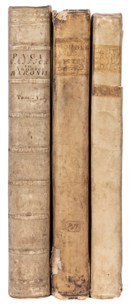  [VELLUM]. Three early folios bound in vellum, including: PA...