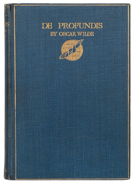  WILDE, Oscar (1854–1900). De Profundis. London: Methuen and...