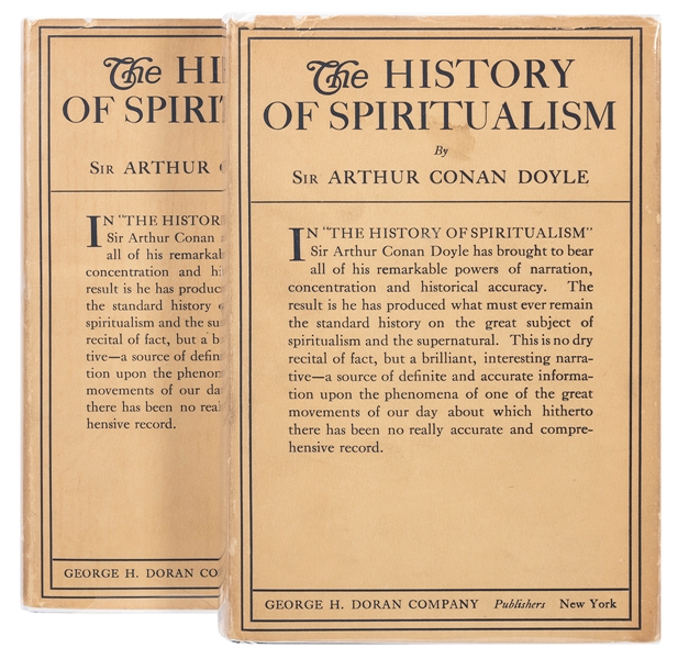  DOYLE, Arthur Conan (1859–1930). The History of Spiritualis...